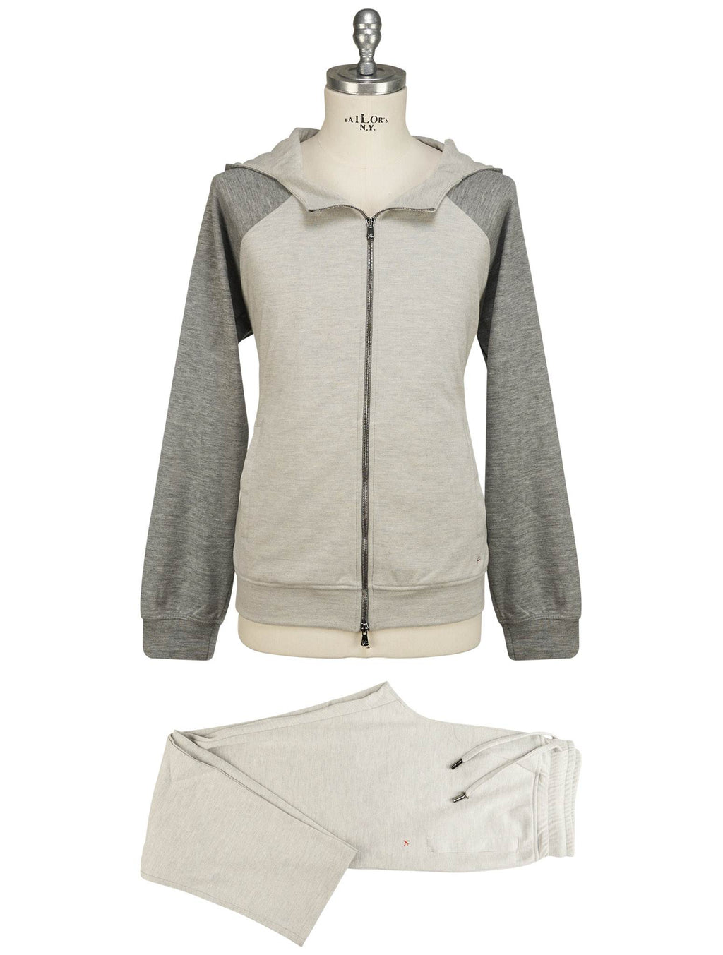Isaia Gray Cashmere Pa Tracksuit