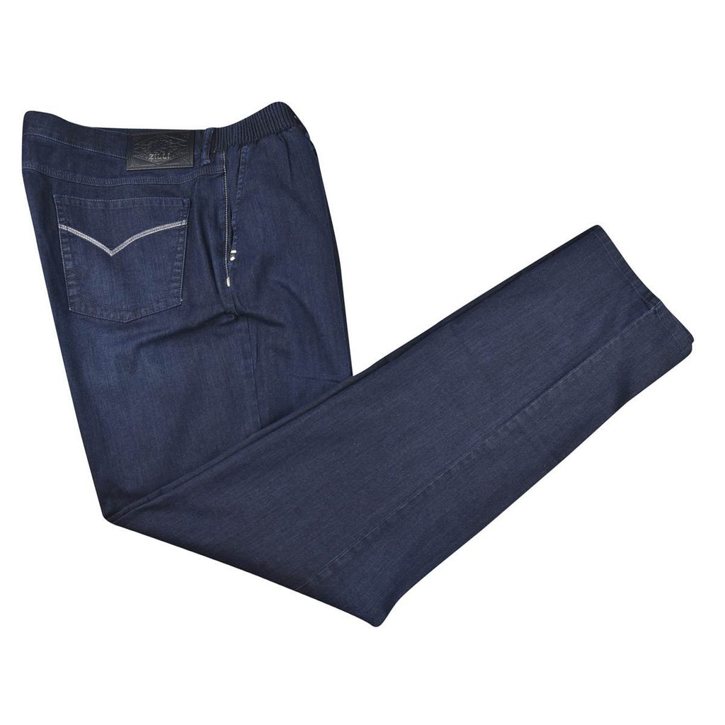 Zilli Zilli Blue Cotton Ea Jeans Blue 000