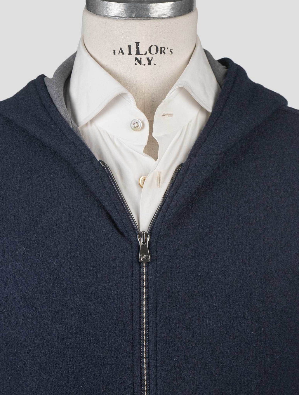 Isaia Blue Virgin Wool Cashmere Tracksuit