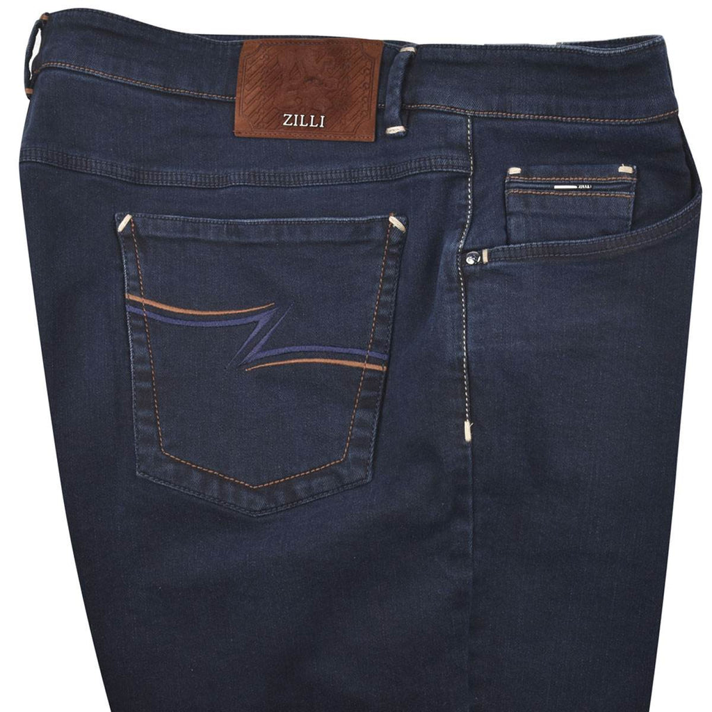 Zilli Dark Blue Cotton Ea Jeans