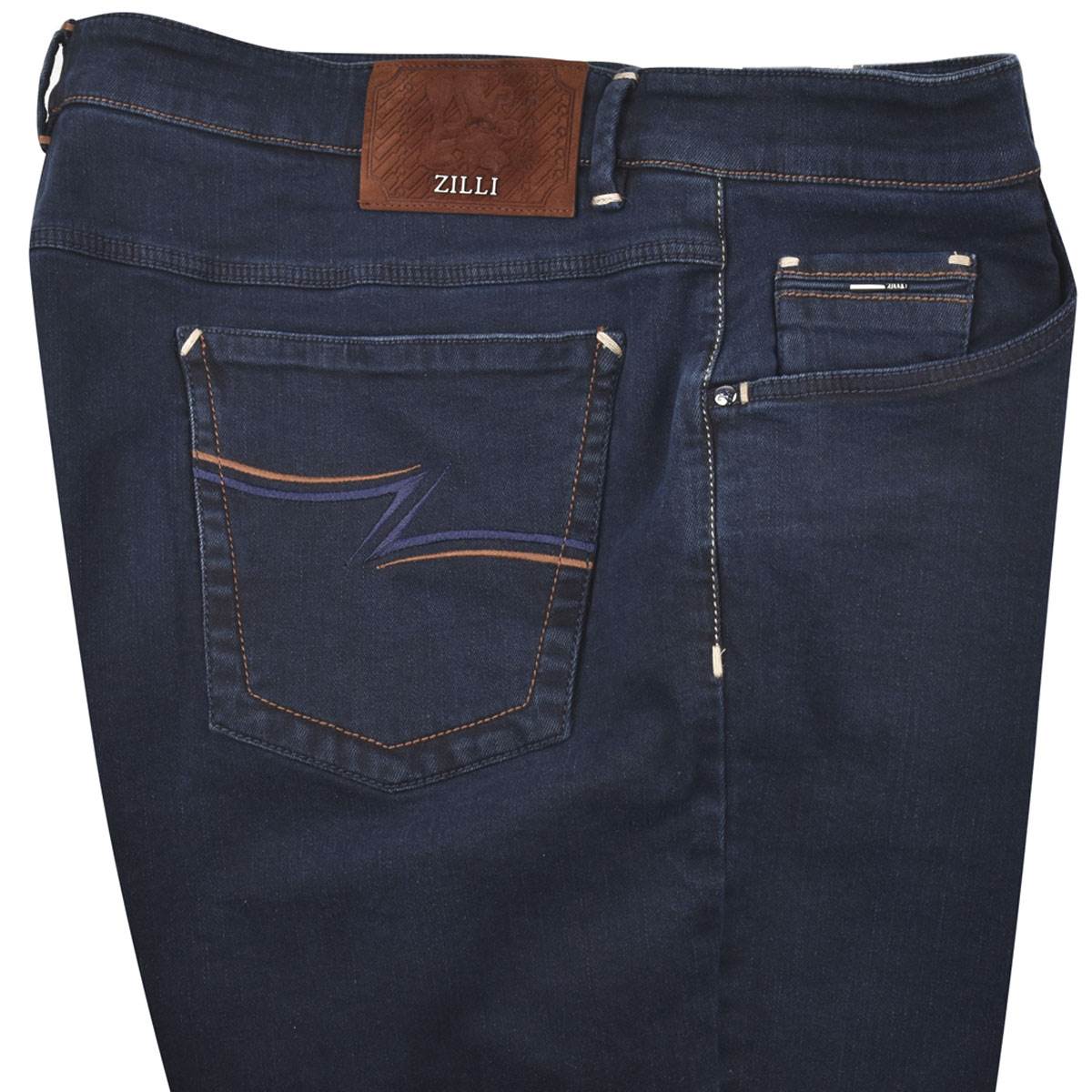 Zilli Dark Blue Cotton Ea Jeans