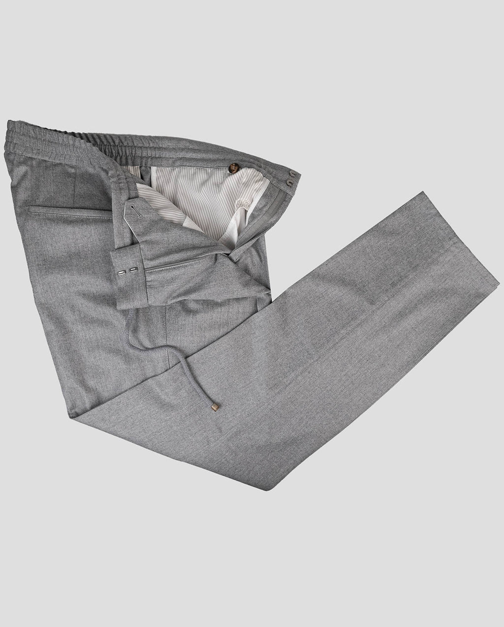 Brunello Cucinelli Brunello Cucinelli Gray Virgin Wool Pants Gray 001