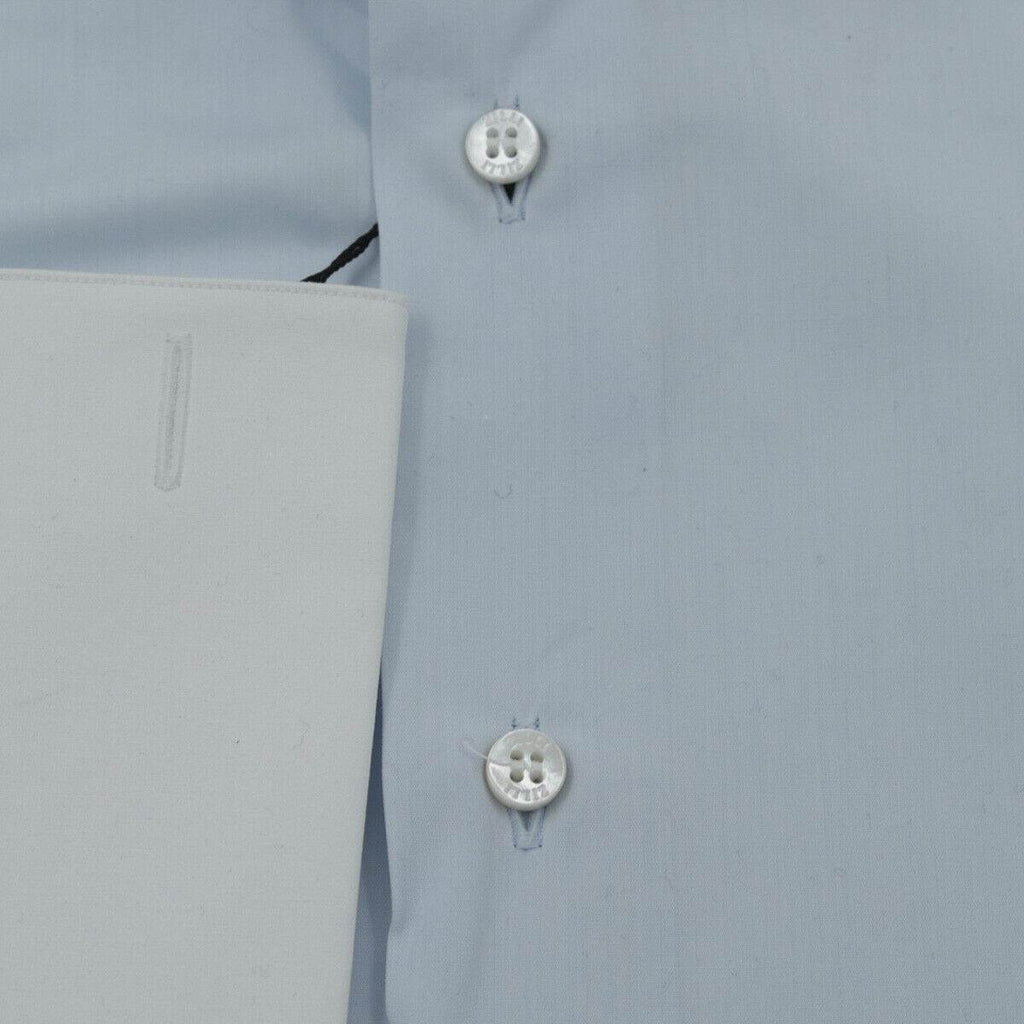 Zilli Zilli Light Blue Cotton Shirt MOD Daniel Light Blue 001