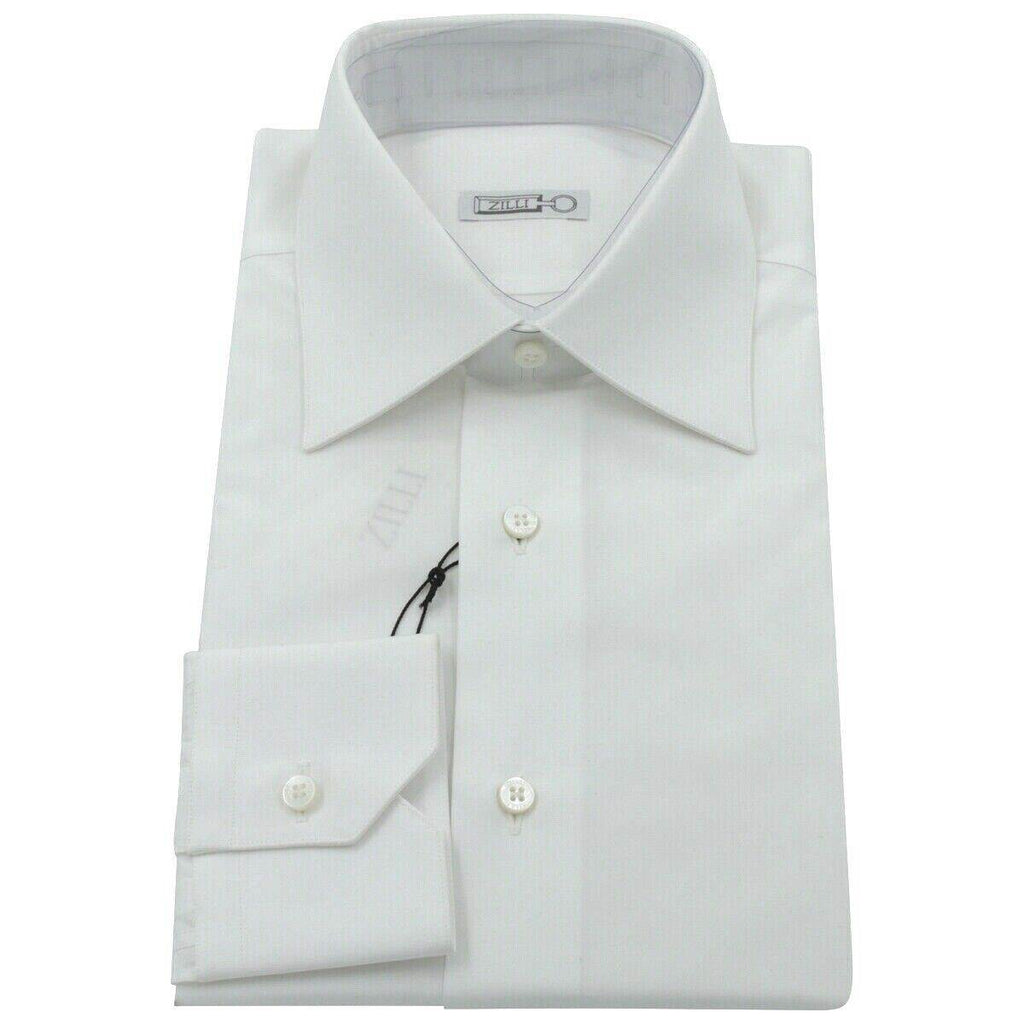 Zilli Zilli White Cotton Shirt MOD Ben White 000
