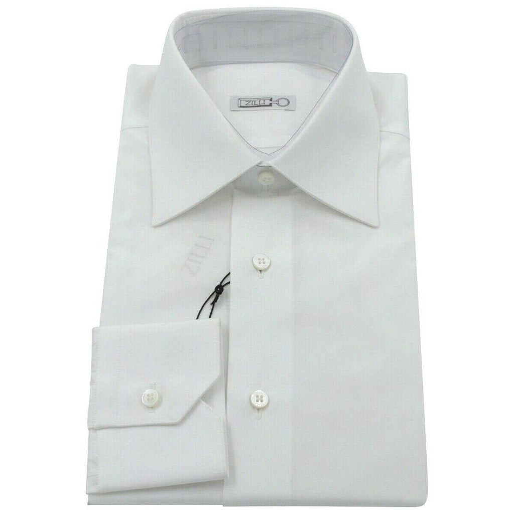 Zilli Zilli White Cotton Shirt MOD Ben White 000