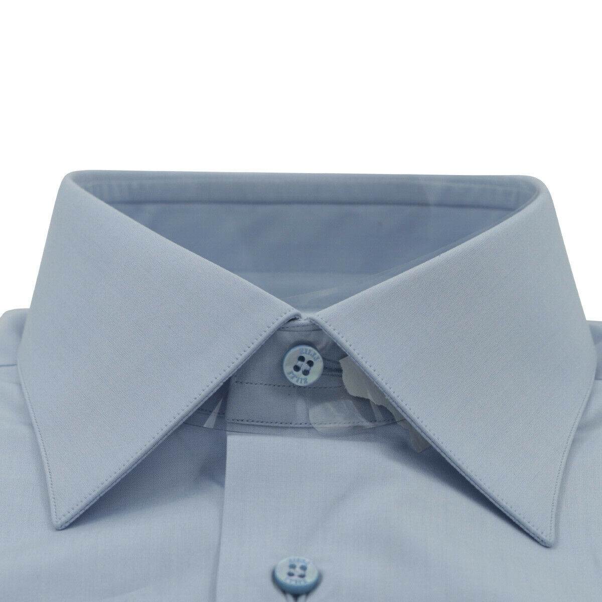 Zilli Zilli Light Blue Cotton Shirt MOD Ben Light Blue 001