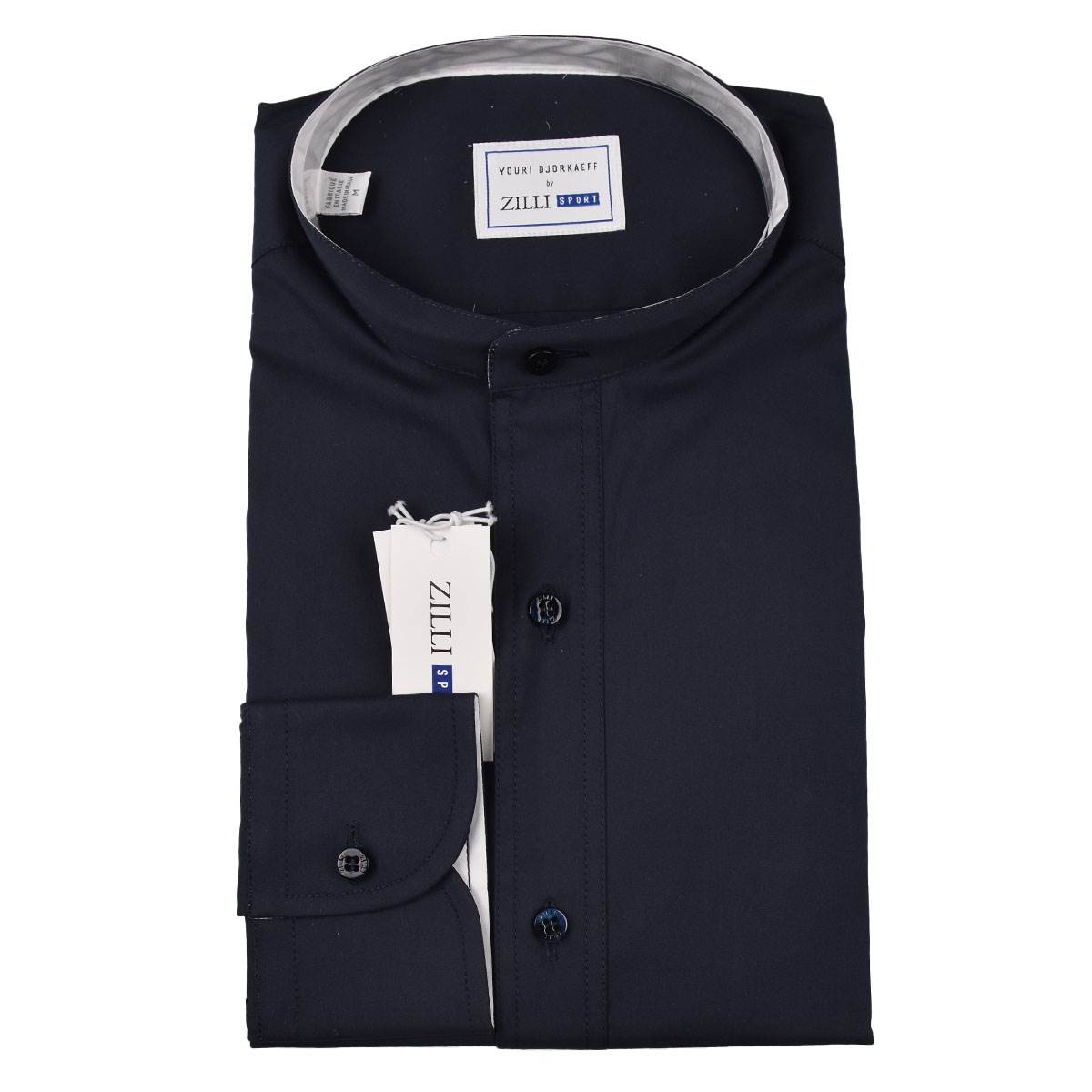 Zilli Zilli Sport Blue Cotton Korean Shirt MOD Albert Blue 000