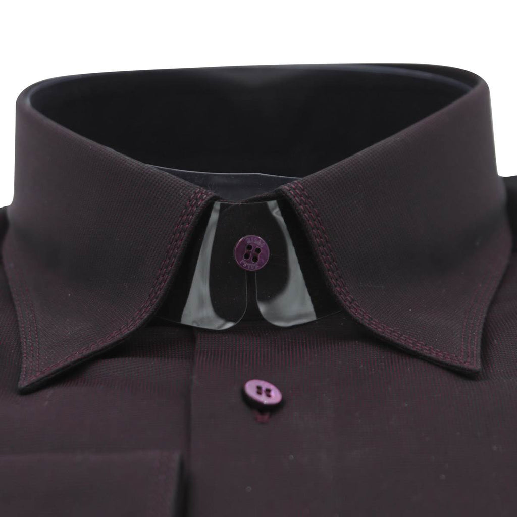 Zilli Zilli Burgundy Cotton Shirt Mod Lione Burgundy 001