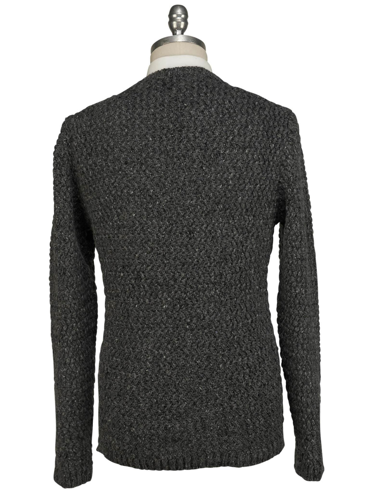 Isaia Gray Cashmere Sweater Crewneck