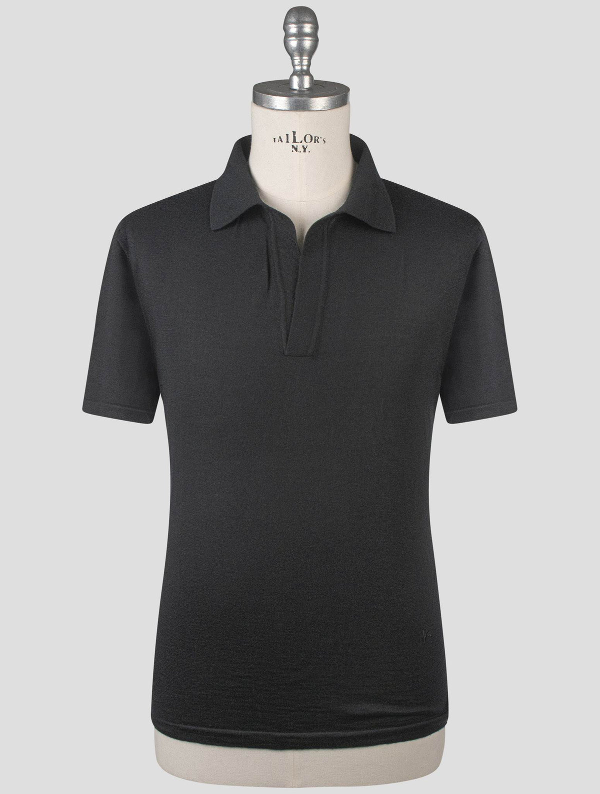 Isaia Isaia Black Cashmere Polo Black 000