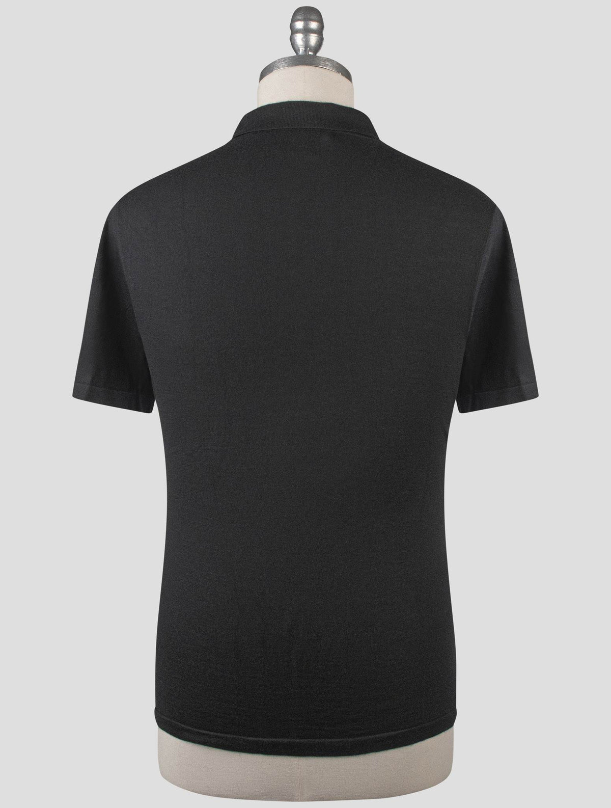 Isaia Black Cashmere Polo