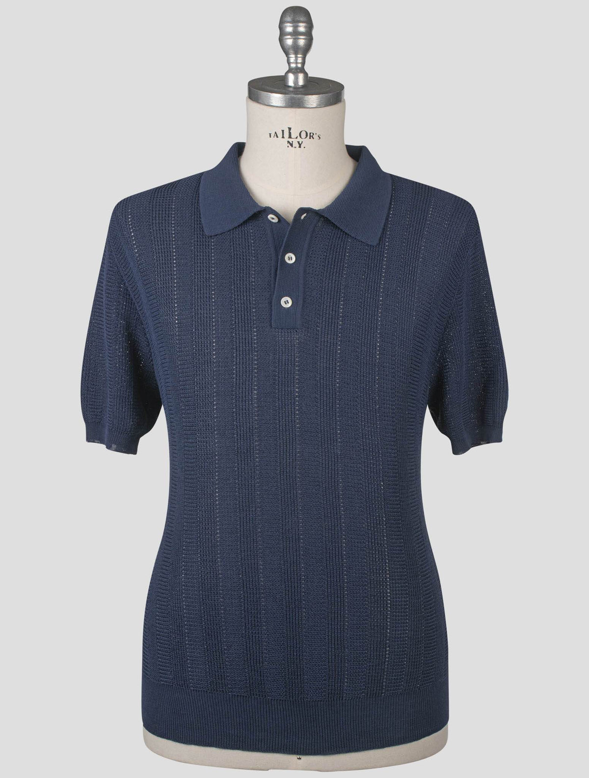 Isaia Isaia Blue Cotton Polo Blue 000