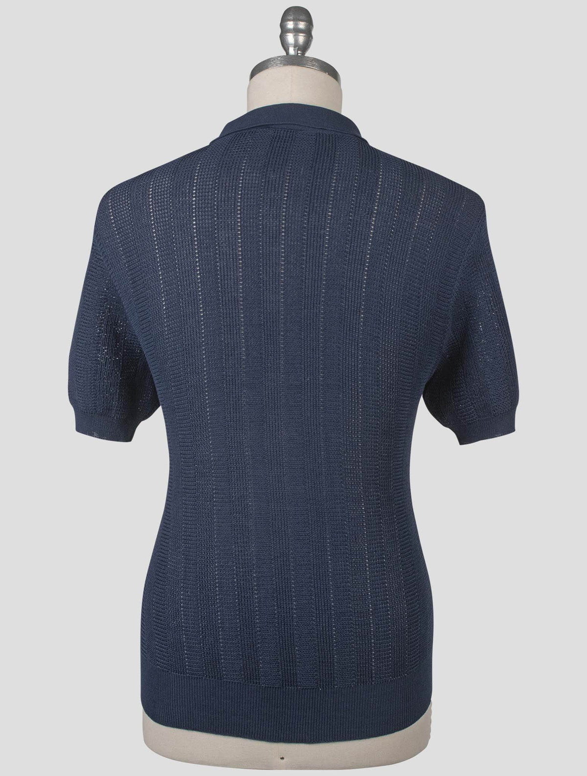 Isaia Blue Cotton Polo