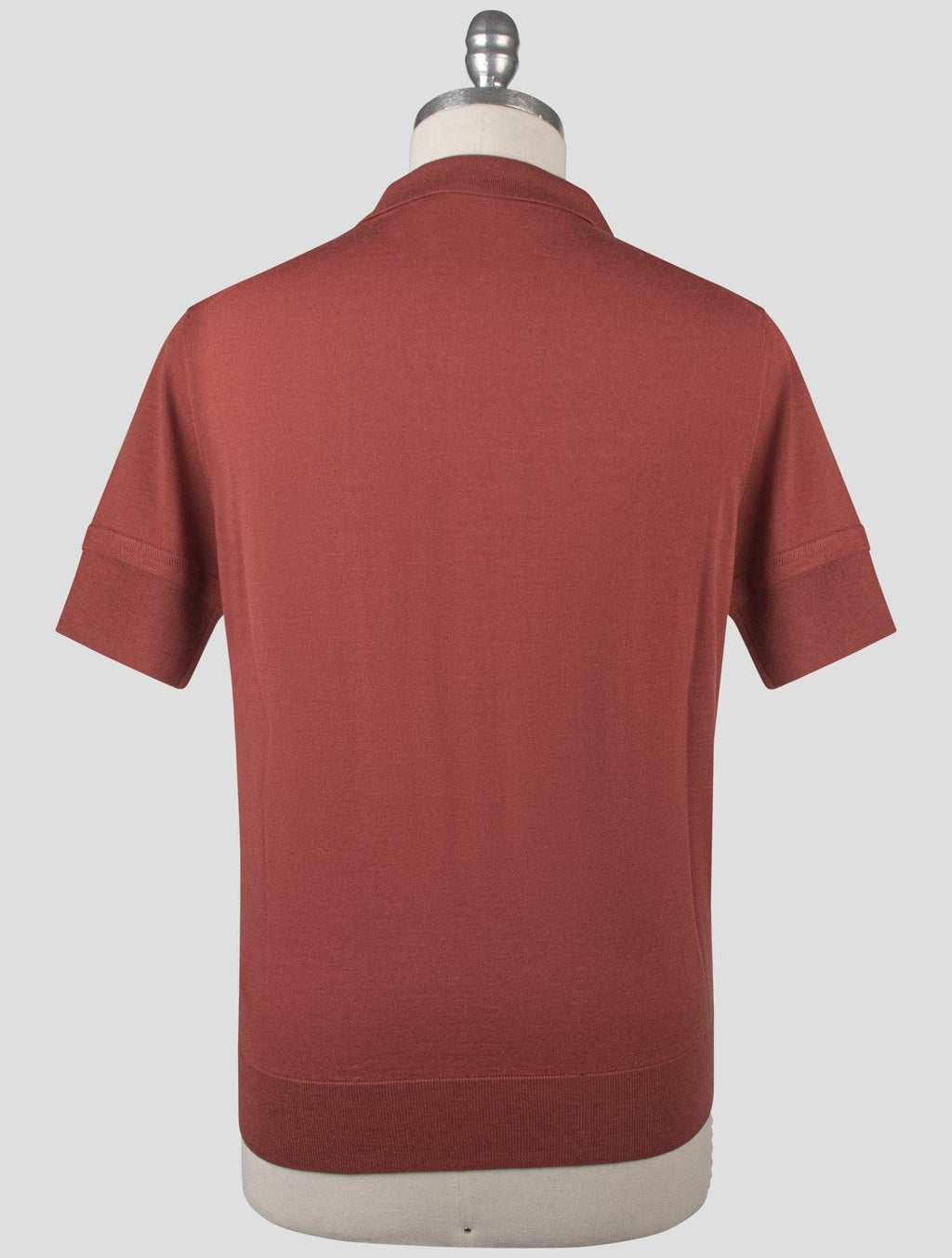 Isaia Orange Wool Polo