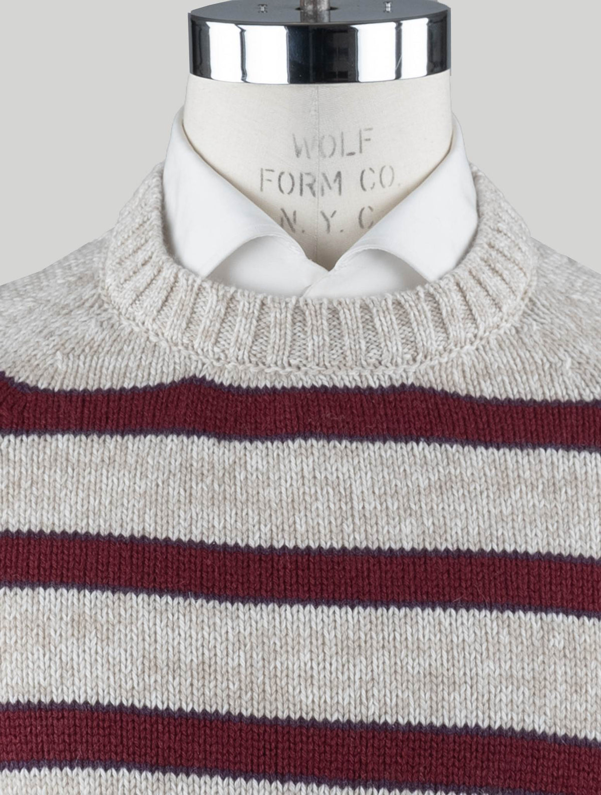 Isaia Multicolor Cashmere Sweater Crewneck