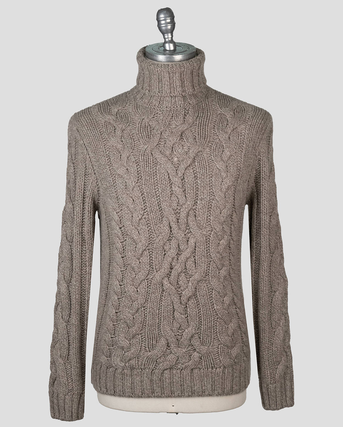 Isaia Isaia Beige Cashmere Sweater Turtleneck Beige 000