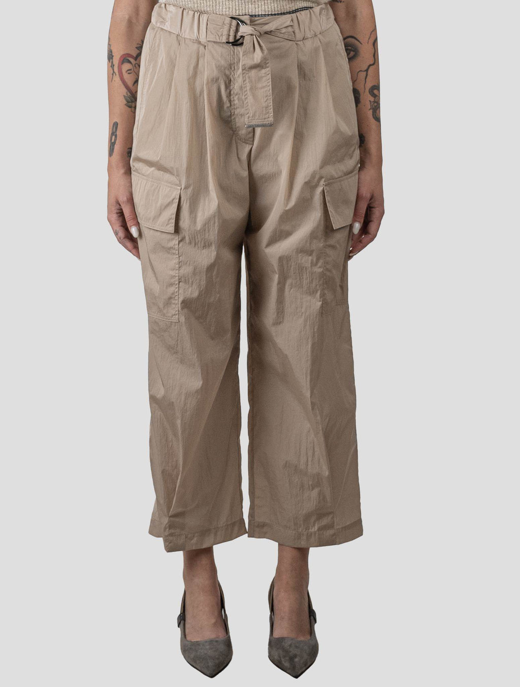 Brunello Cucinelli Brunello Cucinelli Beige Pl Cargo Pants Beige 000