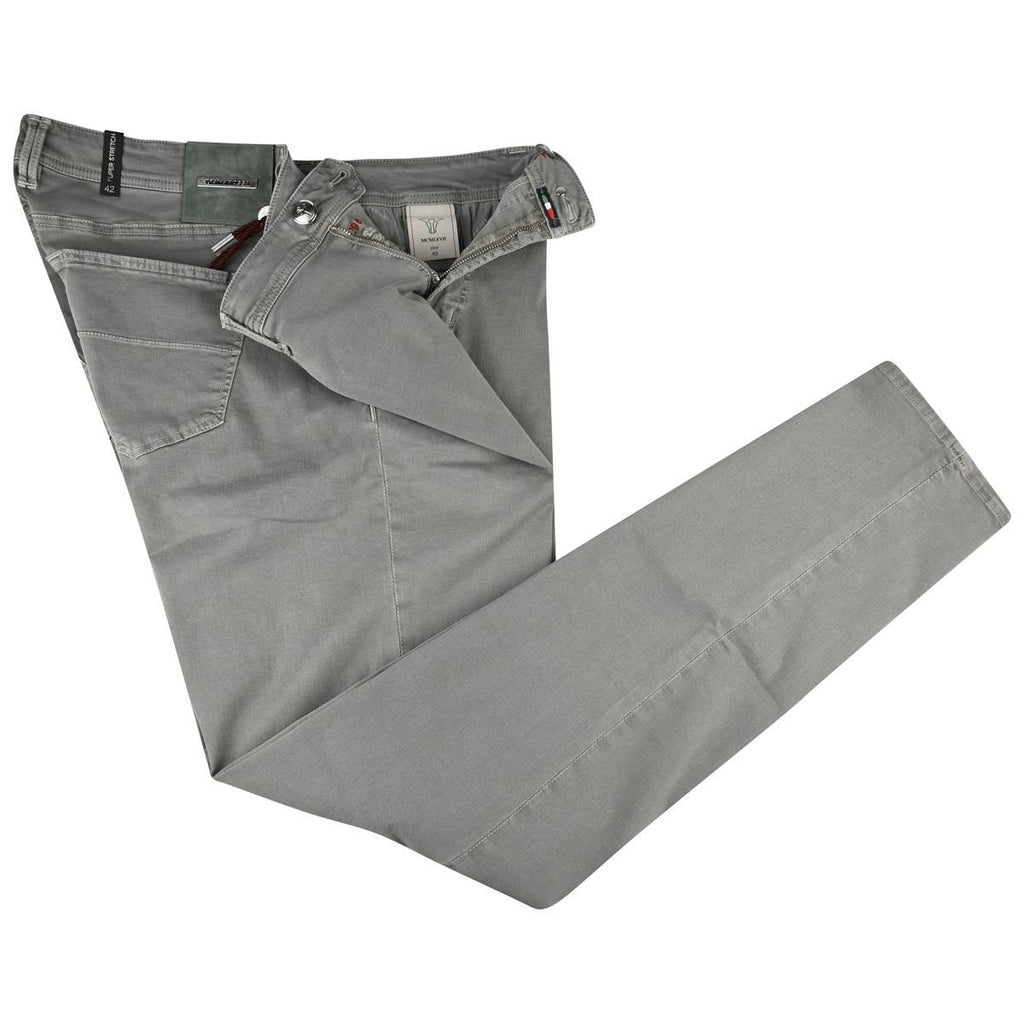 Tramarossa Tramarossa Green Cotton Pl Ea Jeans Green 001