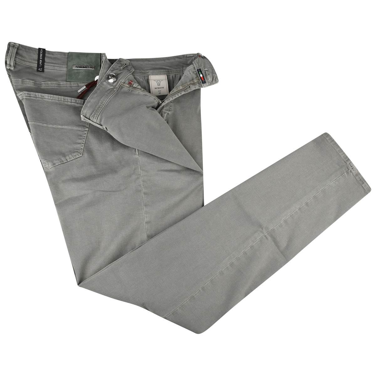 Tramarossa Tramarossa Green Cotton Pl Ea Jeans Green 001