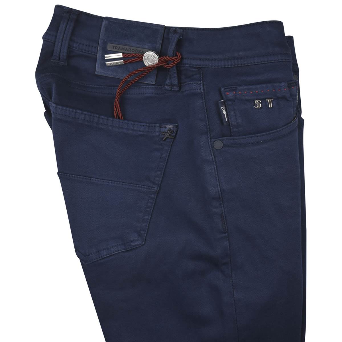 Tramarossa Blue Cotton Pl Ea Jeans