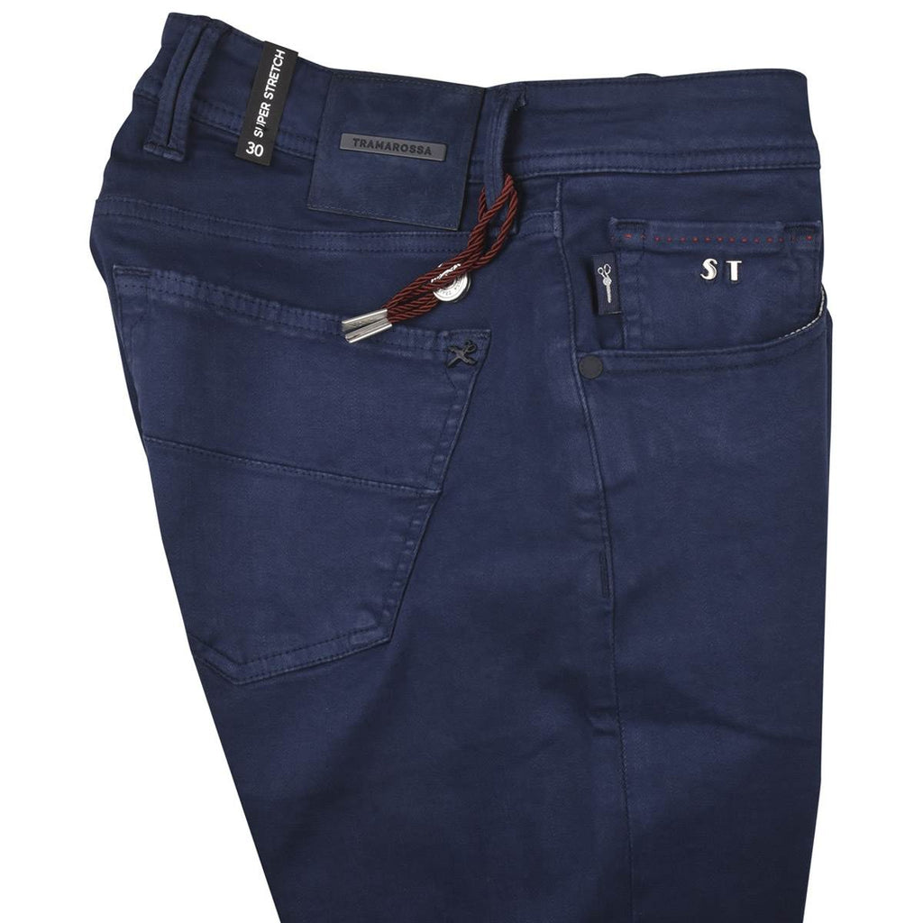 Tramarossa Blue Cotton Pl Ea Jeans