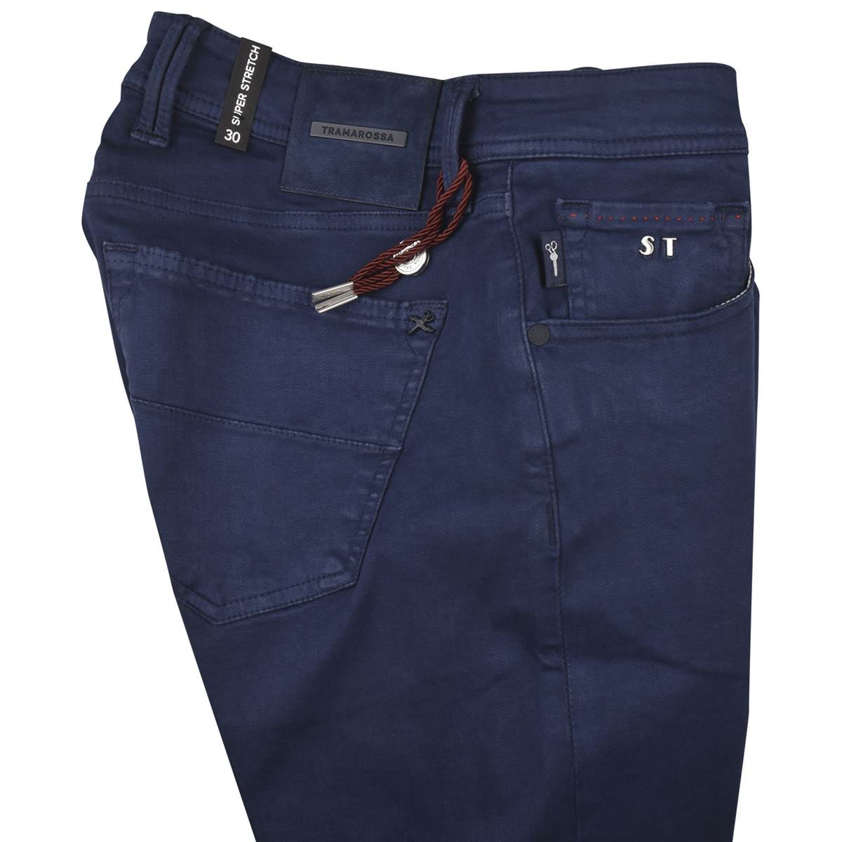 Tramarossa Blue Cotton Pl Ea Jeans