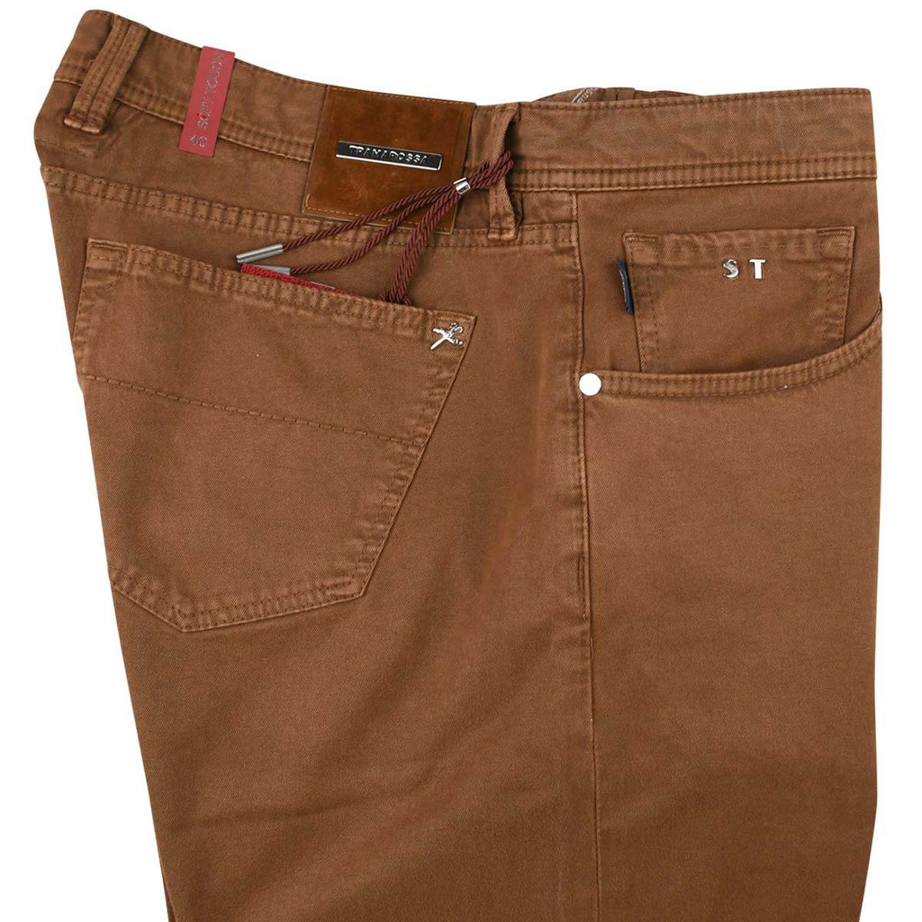 Tramarossa Brown Cotton Ea Jeans