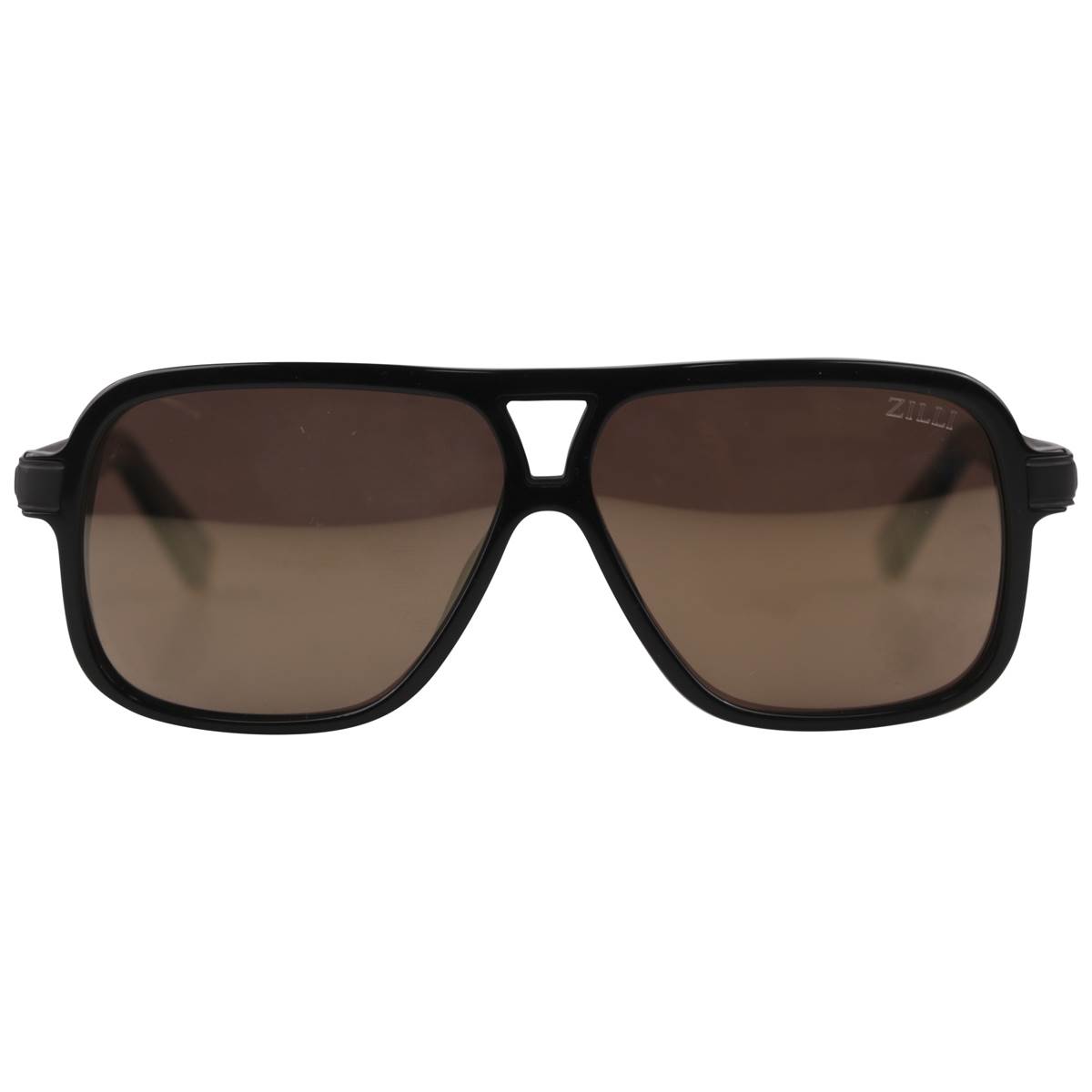 Zilli Zilli Black Titanium Acetate Sunglasses Mod. Jacques Black 000