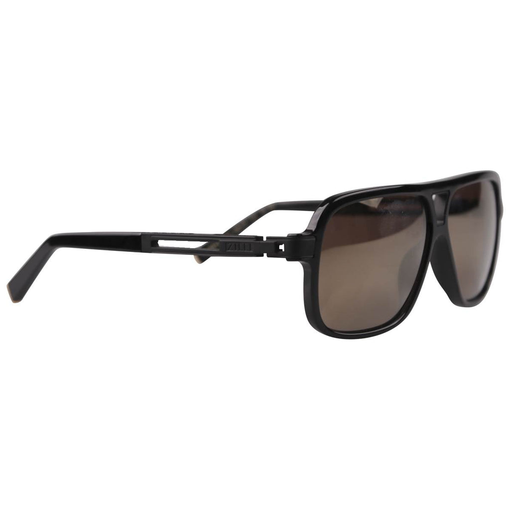 Zilli Zilli Black Titanium Acetate Sunglasses Mod. Jacques Black 001