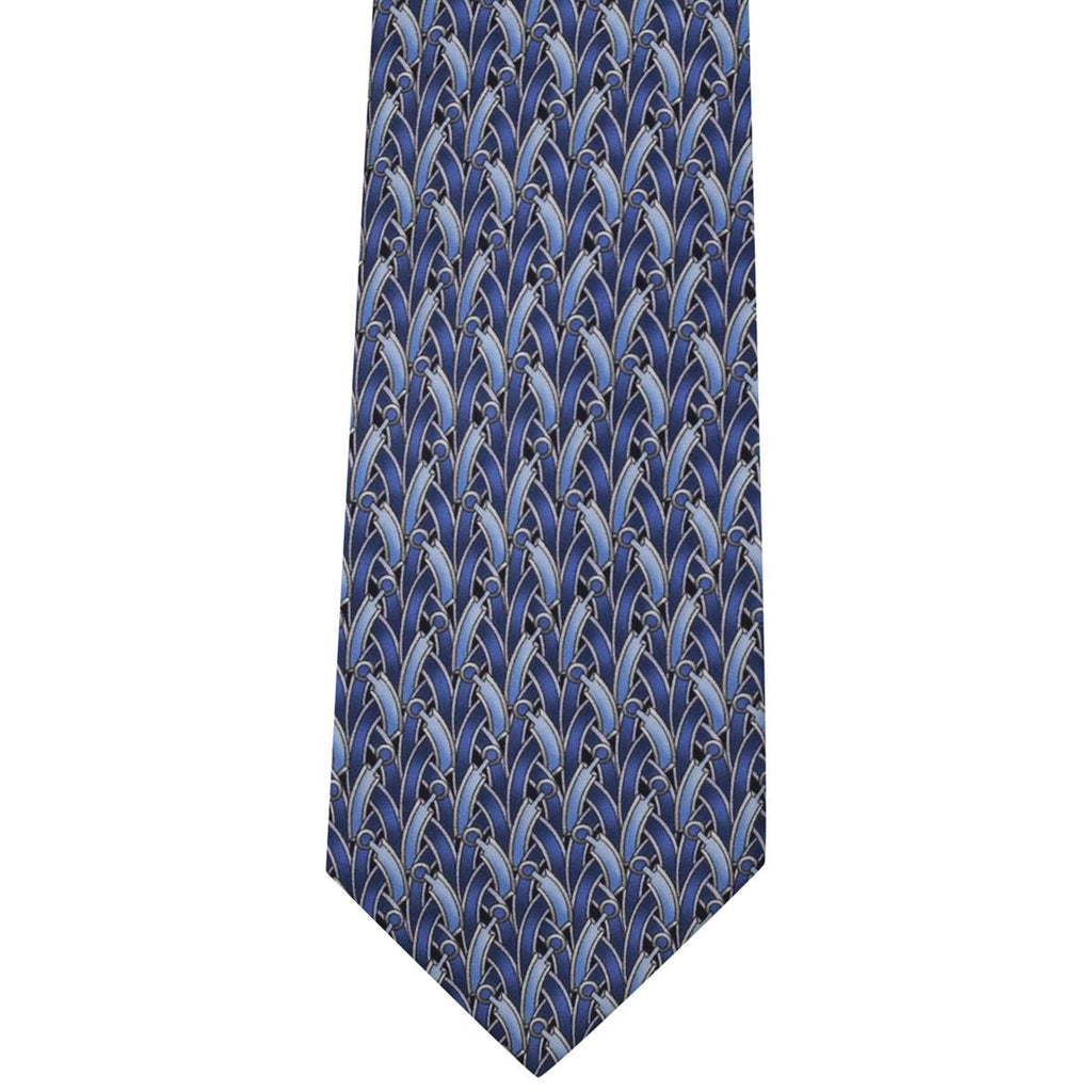 Zilli Zilli Blue Silk Tie Blue 001