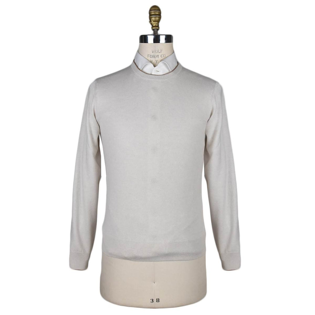 Fioroni Fioroni White Cashmere Sweater Crewneck White 000
