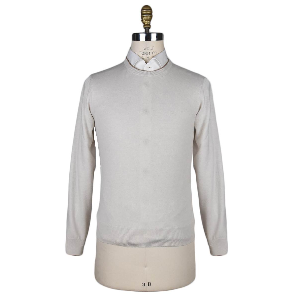Fioroni Fioroni White Cashmere Sweater Crewneck White 000