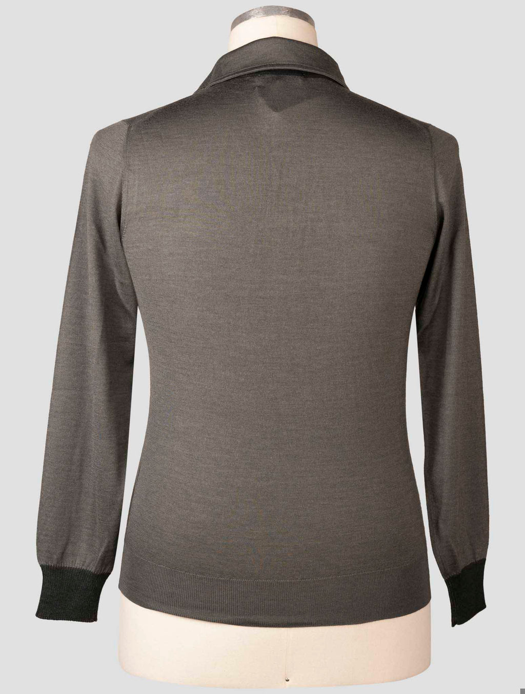 Fioroni Green Cashmere Silk Sweater Polo