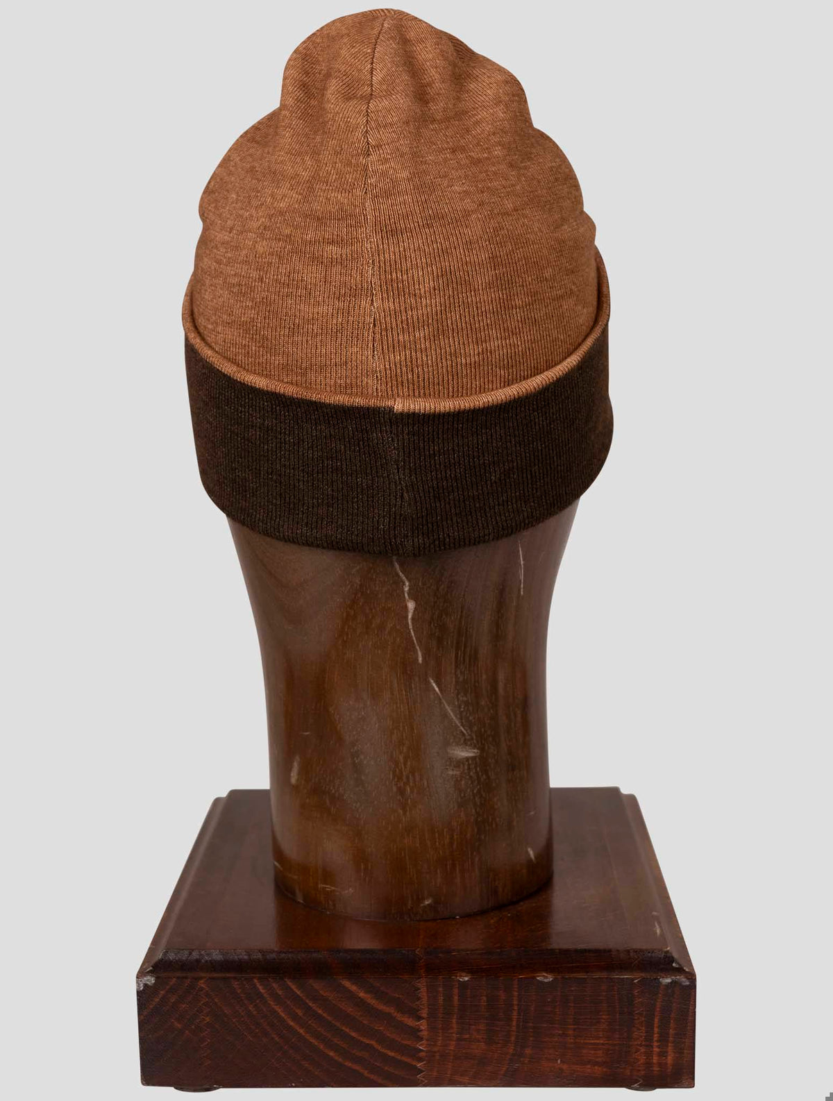 Fioroni Brown Cashmere Reverse Beanie