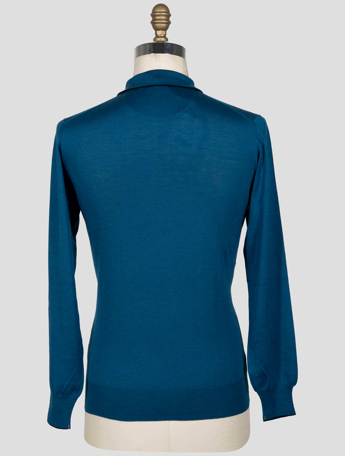 Fioroni Blue Cashmere Silk Half Zip