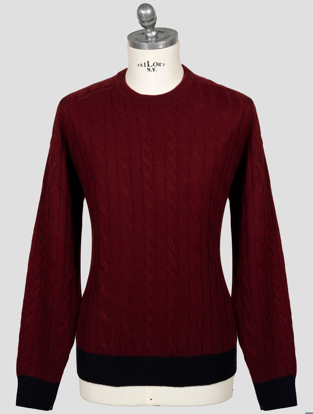 Fioroni Fioroni Burgundy Cashmere Sweater Crewneck Burgundy 000