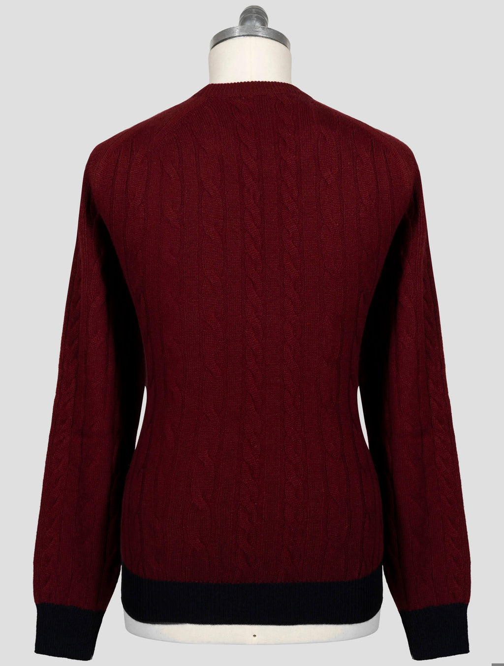 Fioroni Burgundy Cashmere Sweater Crewneck