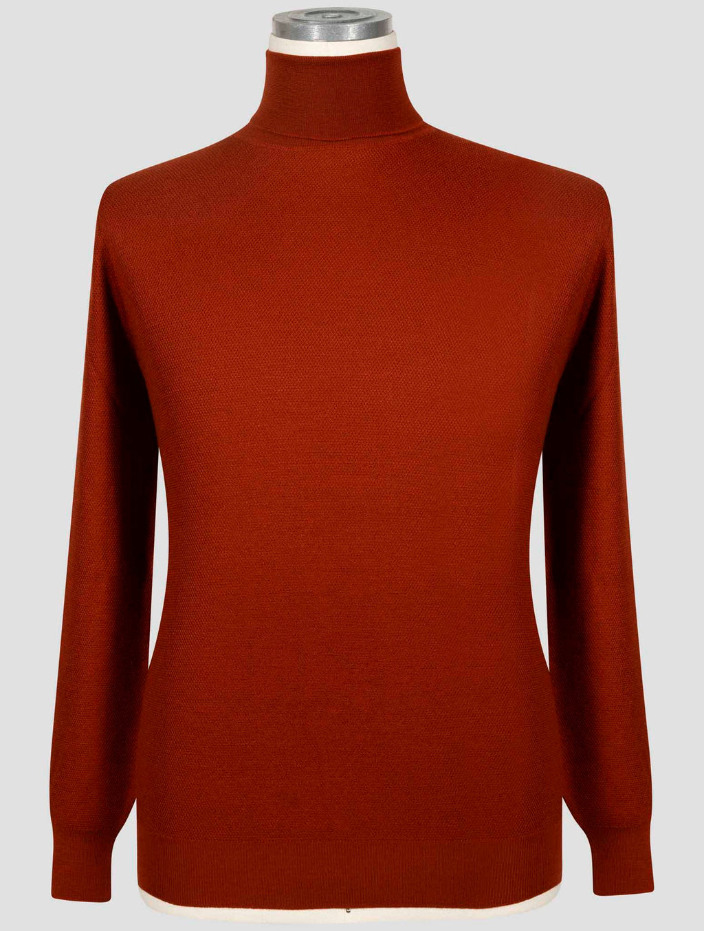 Fioroni Fioroni Orange Wool Cashmere Sweater Turtleneck Orange 000