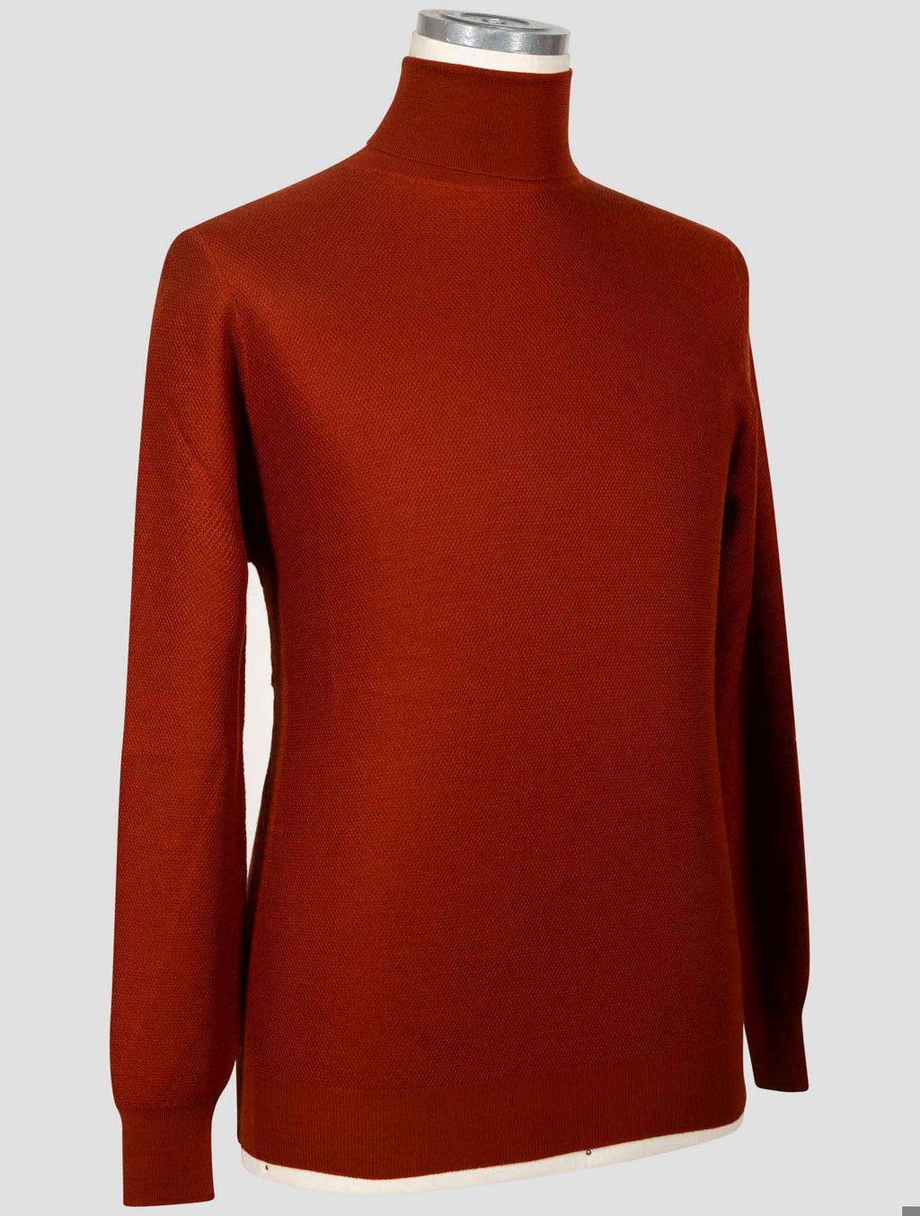 Fioroni Fioroni Orange Wool Cashmere Sweater Turtleneck Orange 001