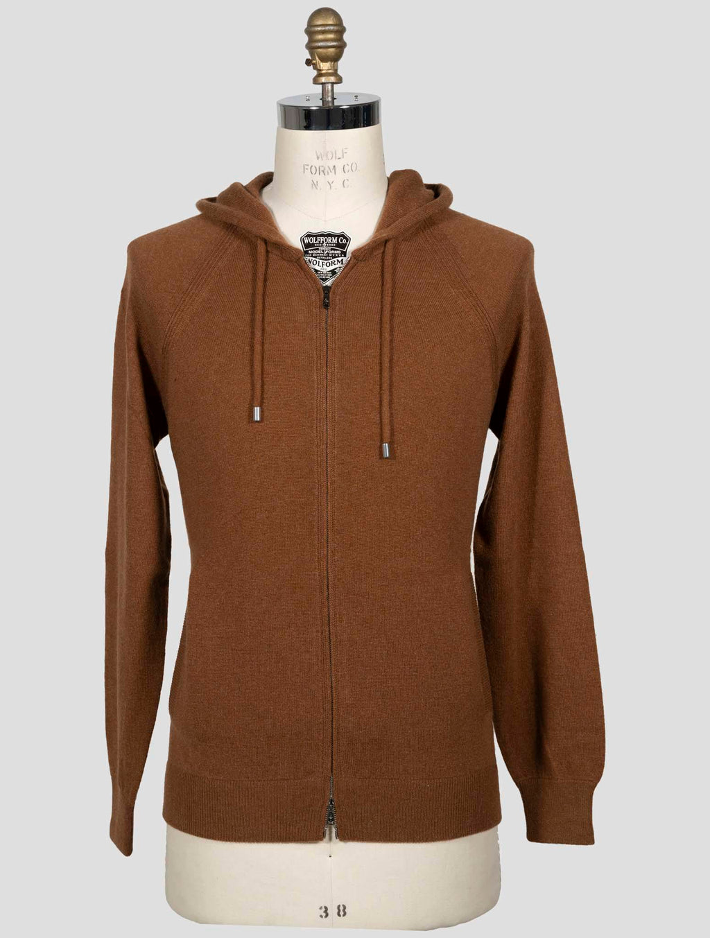 Fioroni Brown Cashmere Full Zip