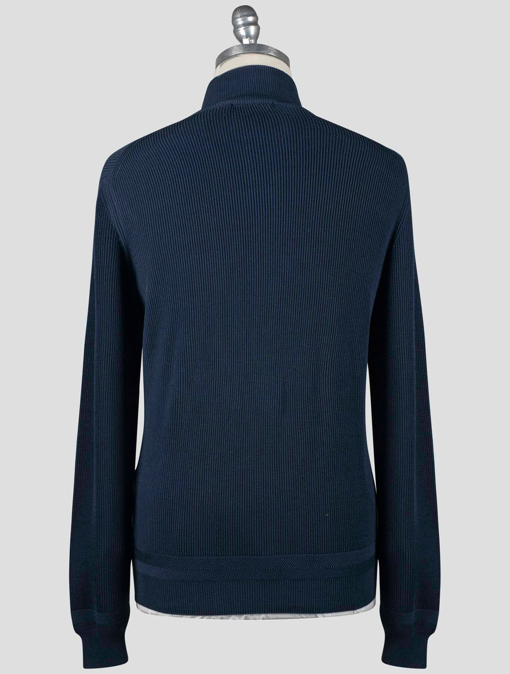 Fioroni Blue Cotton Coat