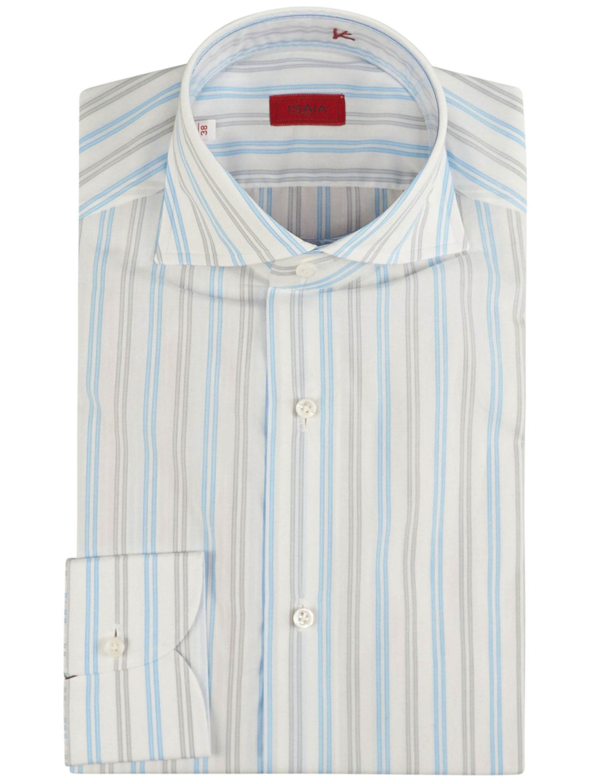 Isaia Multicolor Cotton Shirt
