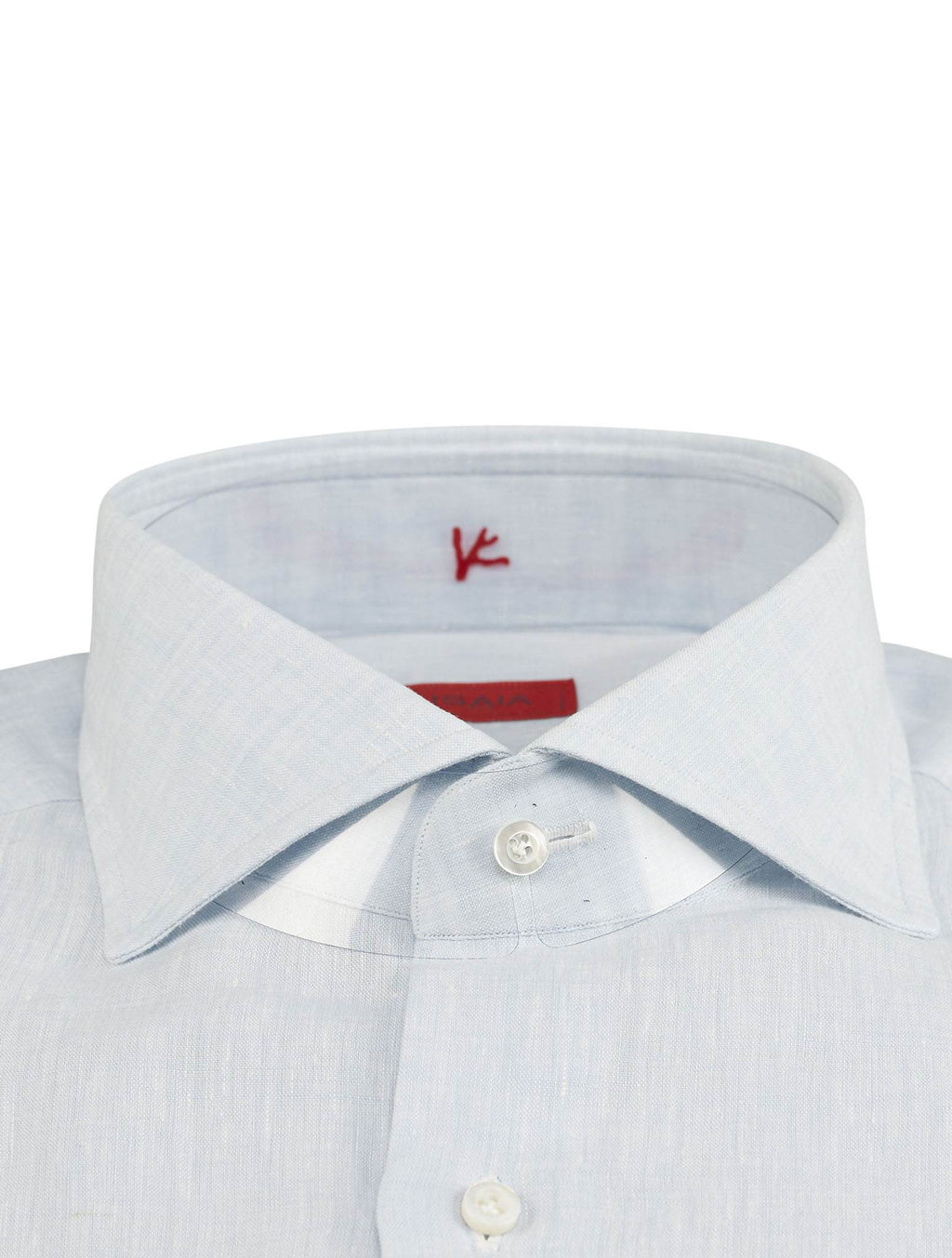 Isaia Isaia Light Blue Linen Shirt Light Blue 001