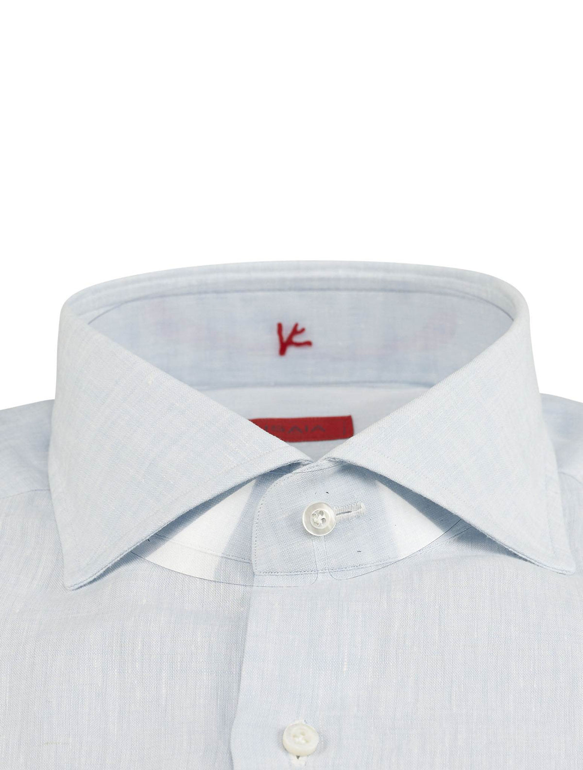 Isaia Isaia Light Blue Linen Shirt Light Blue 001