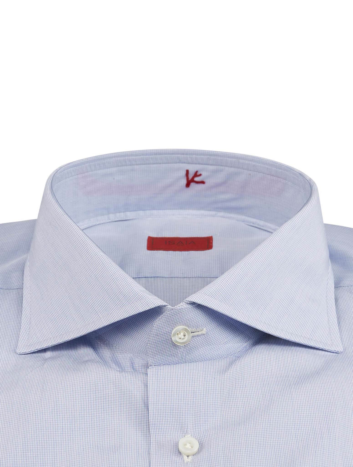 Isaia Isaia Light Blue Cotton Shirt Light Blue 001