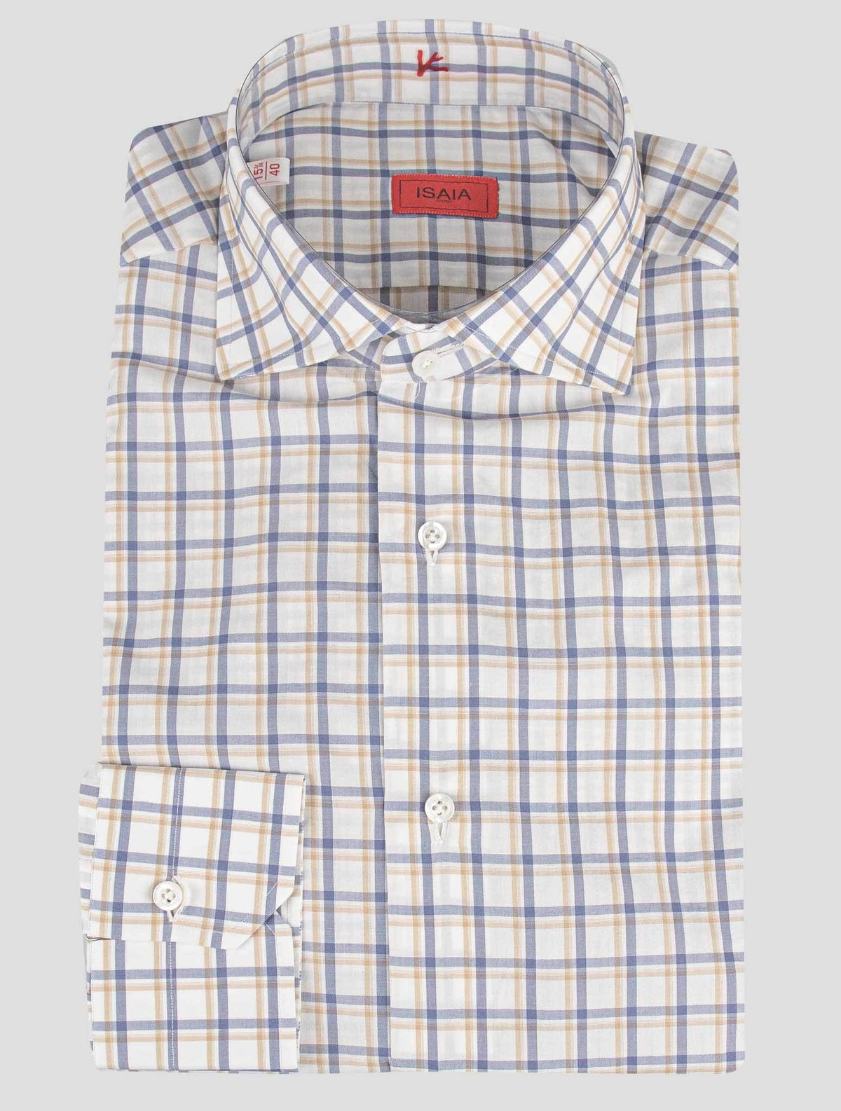 Isaia Multicolor Cotton Shirt