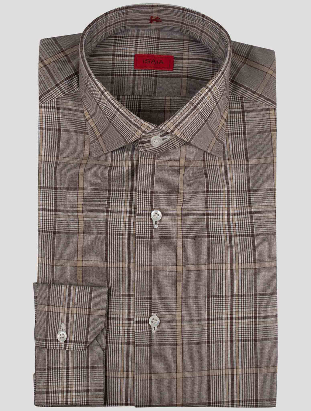 Isaia Multicolor Cotton Shirt
