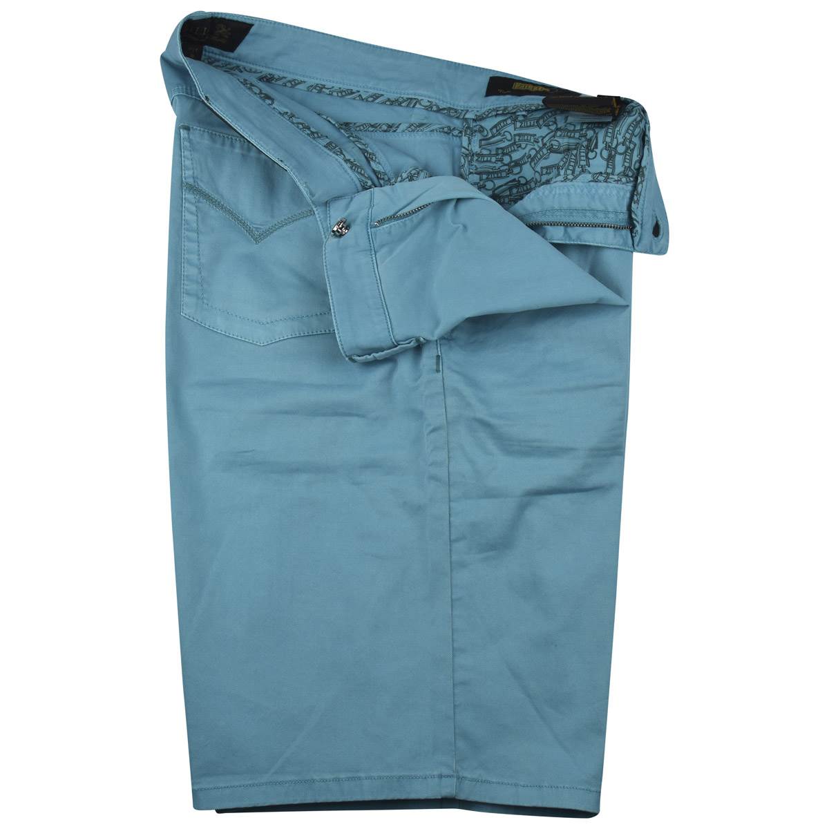 Zilli Zilli Light Blue Cotton Ea Short Pant Light Blue 001