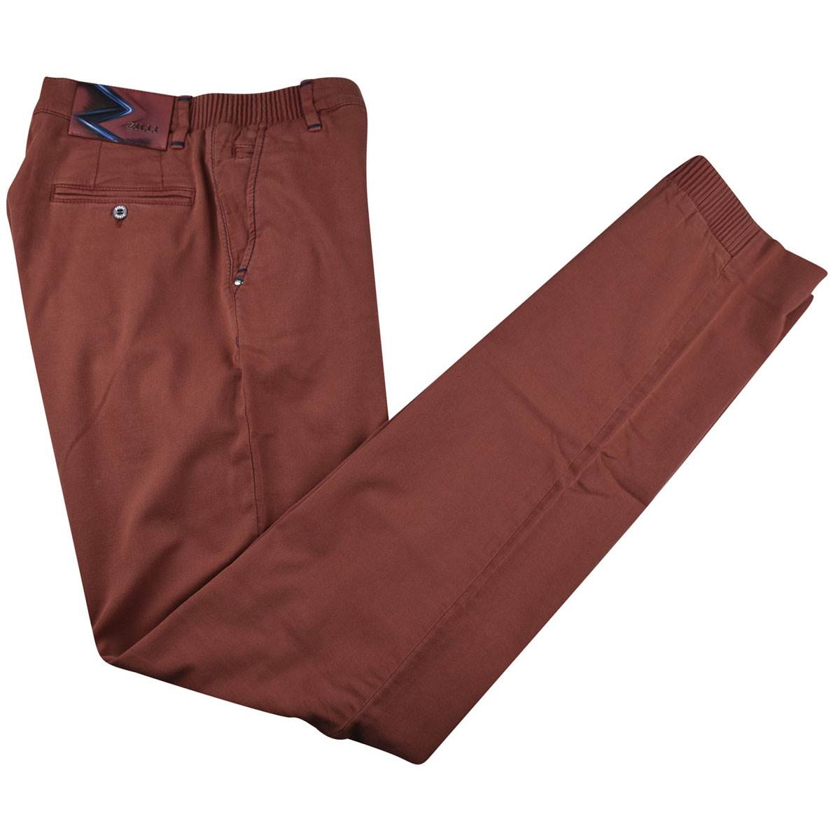 Zilli Zilli Red Cotton Silk Ea Pants Red 000