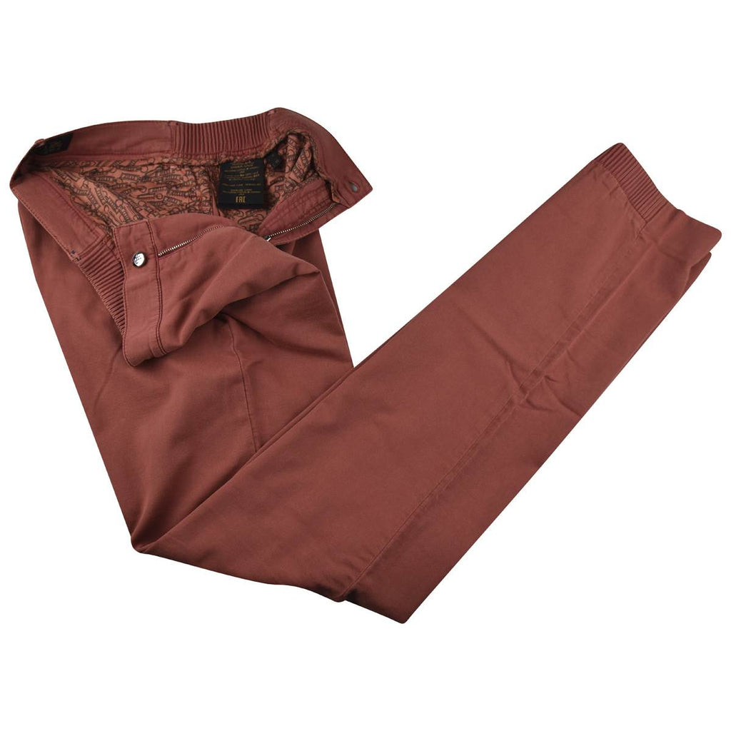 Zilli Zilli Red Cotton Silk Ea Pants Red 001